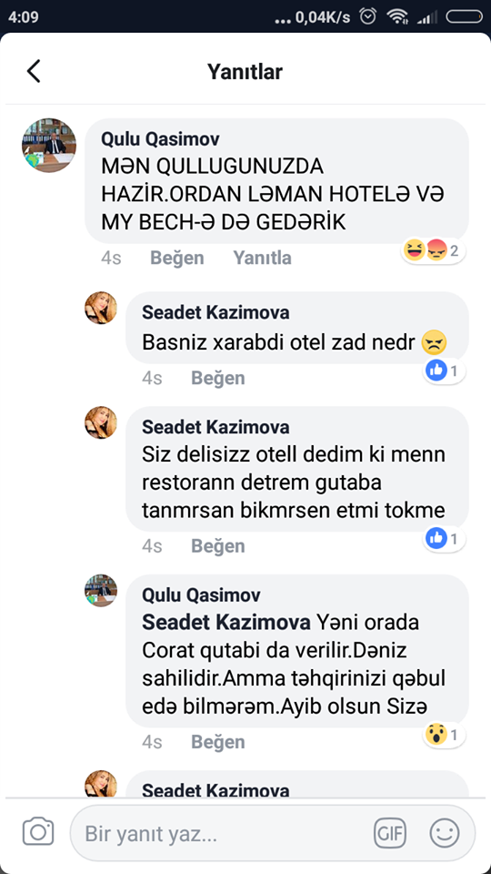 Direktor müavini qadın müğənnini otelə dəvət etdi - FOTOFAKT 
