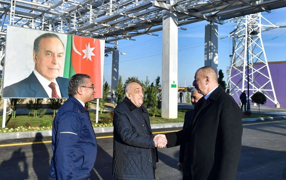 İlham Əliyev “SOCAR karbamid” zavodunun açılışında - FOTOLAR-YENİLƏNİB
