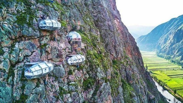 Dünyanın ən yüksək yaşayış məskəni: Səma pansionatı -FOTOLAR