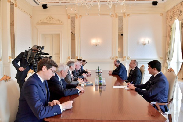 İlham Əliyev ATƏT-in Minsk qrupunun həmsədrlərini qəbul etdi