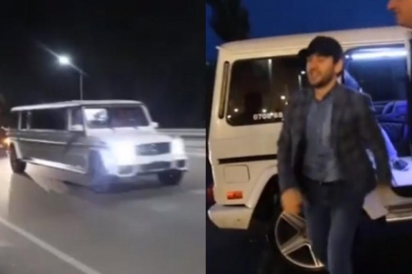 Üzeyiri Qırğızıstanda "Limuzin"lə qarşıladılar -VİDEO