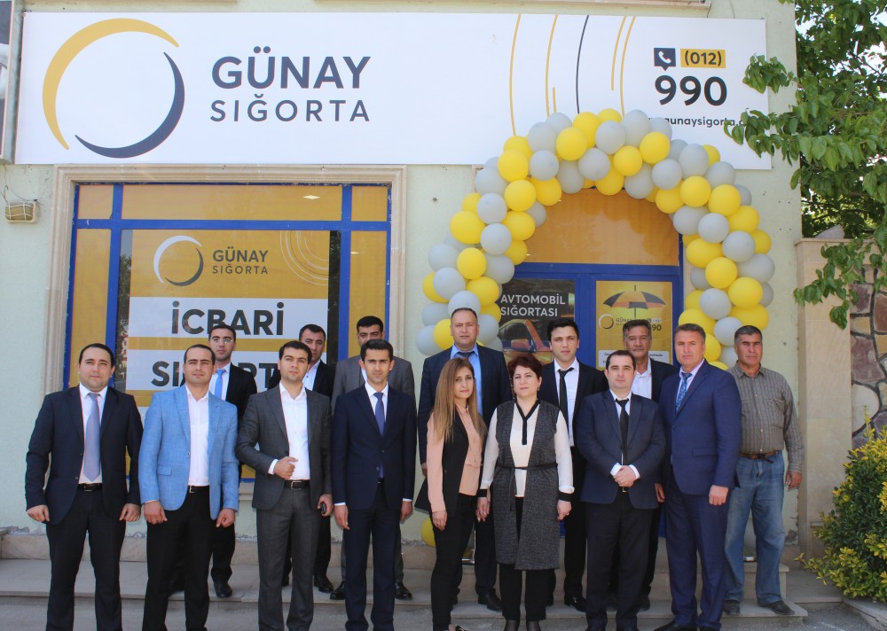 Günay Sığortanın yeni Göyçay satış ofisi açıldı - FOTO