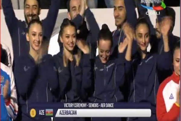 Azərbaycan akrobatları Avropa çempionatında qızıl medal qazanıblar 