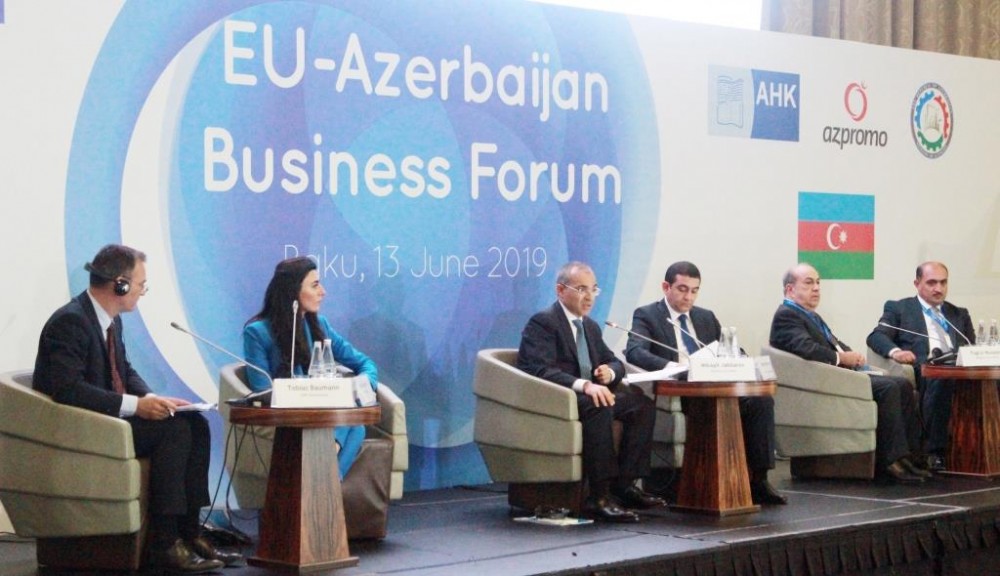 Azərbaycan – Avropa İttifaqı biznes forumu keçirilir - FOTOLAR