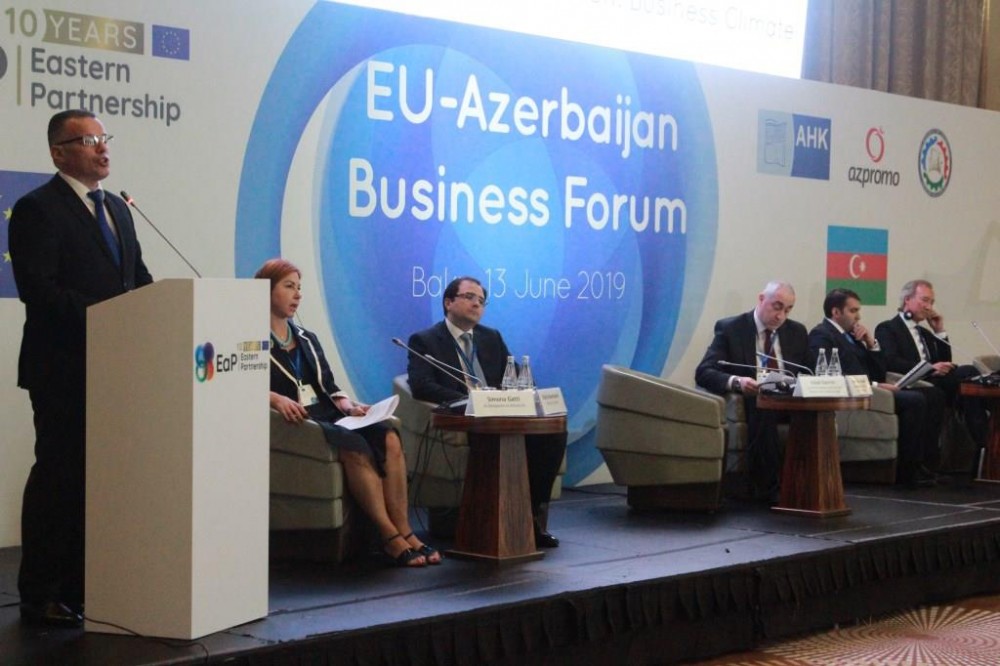 Azərbaycan – Avropa İttifaqı biznes forumu keçirilir - FOTOLAR