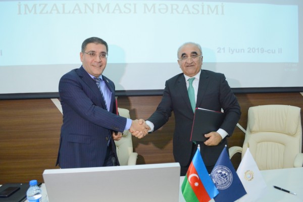 UNEC ilə “Azərbaycan Sənaye Korporasiyası” ASC arasında memorandum imzalandı - FOTOLAR