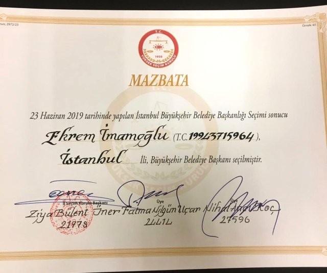 Əkrəm İmamoğlu bələdiyyə sədri mandatını aldı - FOTO