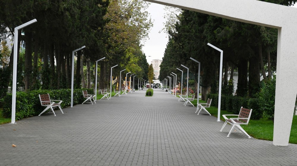 Atatürk parkı istifadəyə verildi - Foto