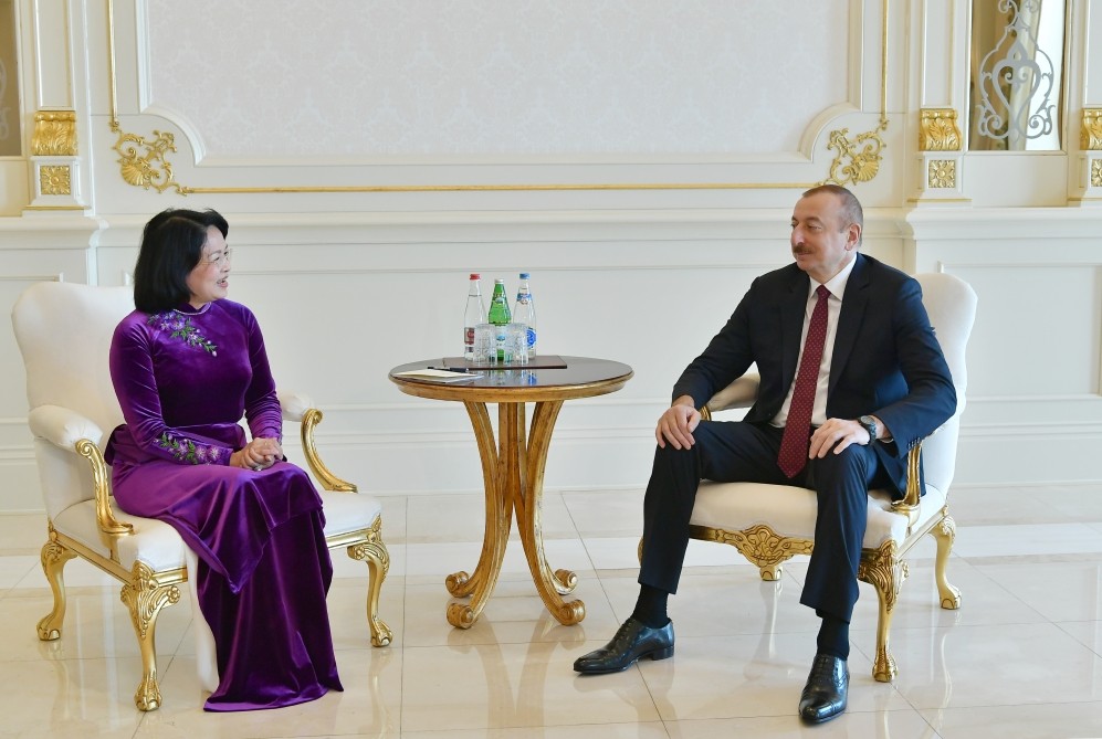 Prezident Vyetnamın vitse-prezidenti ilə görüşdü 