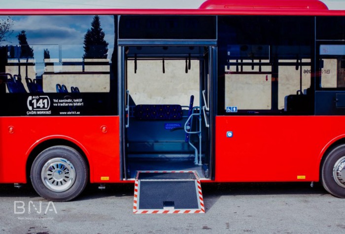 Bakıya gətirilən yeni avtobuslar xəttə buraxıldı - FOTOLAR