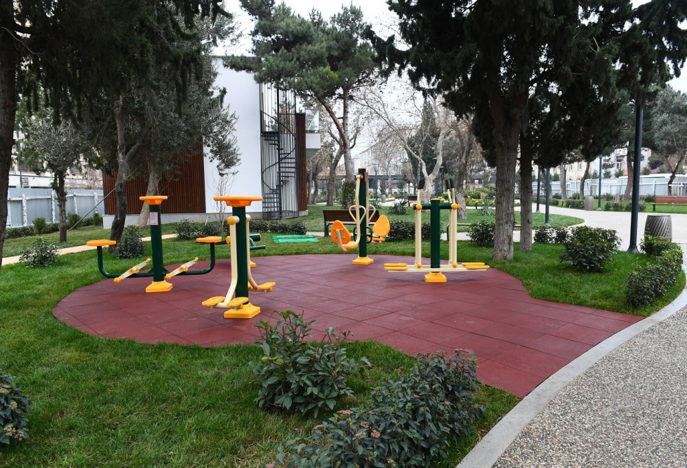 İlham Əliyev parkın açılışında - FOTOLAR