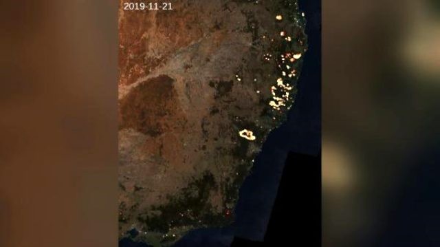 Yanğınlar kosmosdan görüntüləndi - Ölkəyə 13 milyon dollar ziyan dəydi (FOTO)
