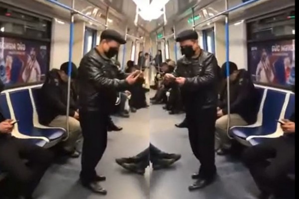 Bakı metrosunda tibbi maska satan şəxs saxlanıldı 