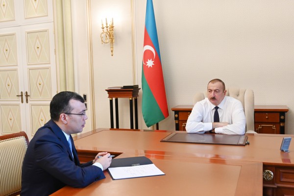 Prezident Sahil Babayevi qəbul etdi - VİDEO
