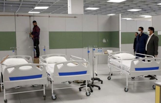 İran buranı koronavirus xəstəxanasına çevirir -FOTO