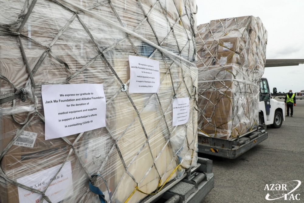 Çin Azərbaycana tibbi humanitar yardım göndərdi - FOTOLAR