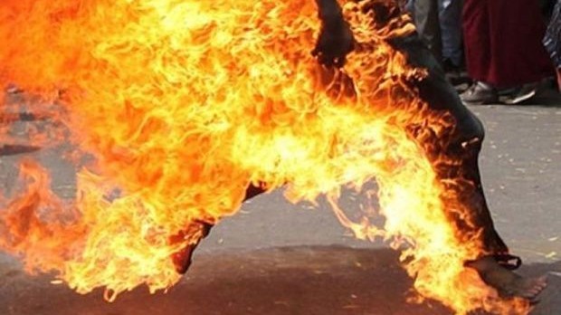 Salyanda FACİƏ: Ev sahibi yanaraq öldü