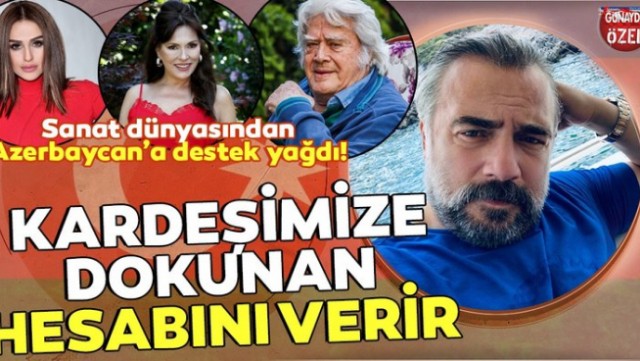 Türkiyəli məşhurlardan AzərbaycanaDƏSTƏK