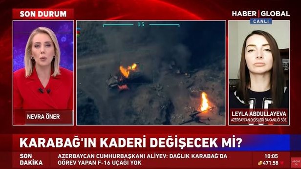 “Azərbaycan ordusu artıq Ermənistana “Dur!” deyib”:Leyla Abdullayeva “Haber Global”da (VİDEO)