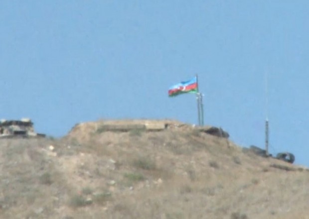 Bayrağımız işğaldan azad edilmiş ərazilərdə sancıldı  - VİDEO