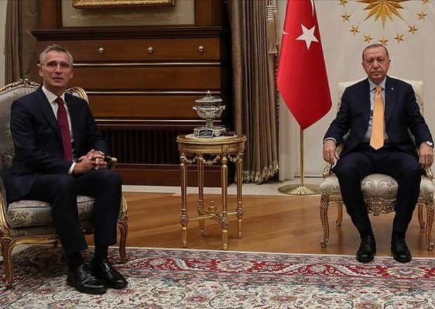 Türkiyə prezidenti ilə NATO baş katibi arasında görüş olub 