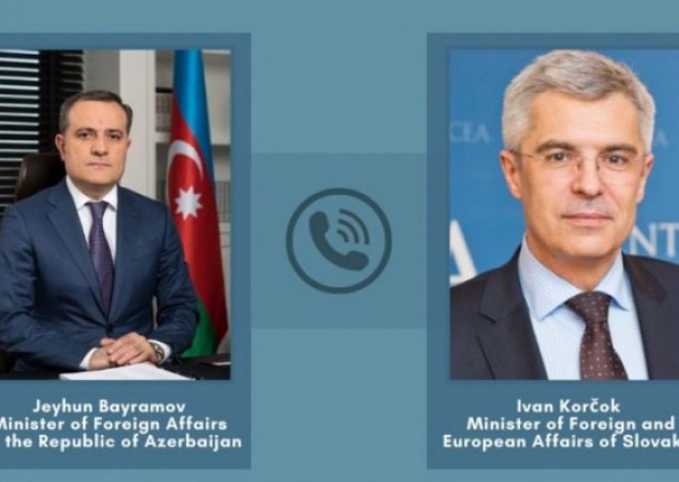 Azərbaycan və Slovakiya XİN başçıları telefonla danışdı 
