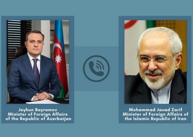 Azərbaycan və İran XİN başçıları telefonla danışıb 