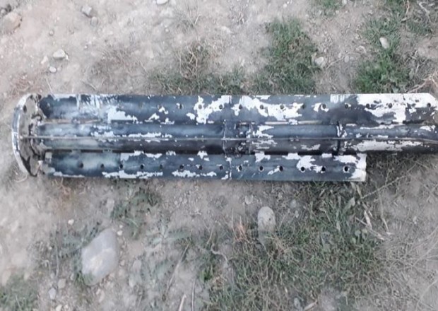 Bərdədə kasetli bombanın qalıqları aşkarlandı - FOTO