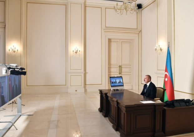 Prezident İspaniyanın EFE informasiya agentliyinə müsahibə verdi - FOTO