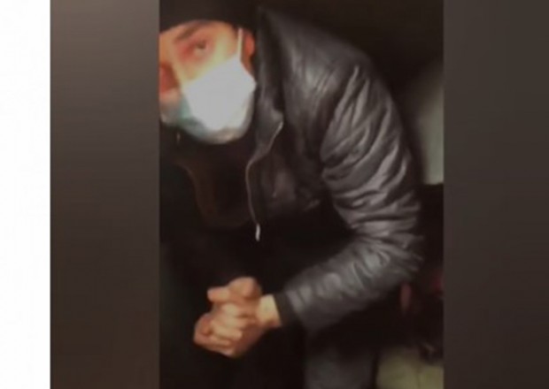 Avtobusun yük yerində Bakıya sərnişin daşıyan sürücü saxlanıldı - VİDEO