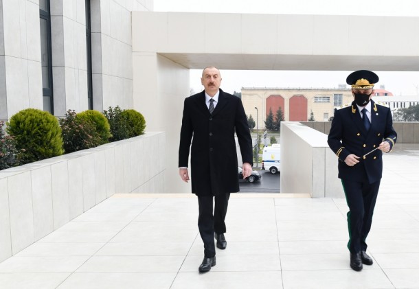 Prezident Baş Prokurorluğun yeni inzibati bina kompleksinin açılışında - FOTOLAR (YENİLƏNİB)