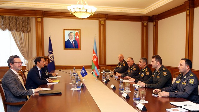 Zakir Həsənov NATO-nun xüsusi nümayəndəsi ilə görüşdü - FOTO