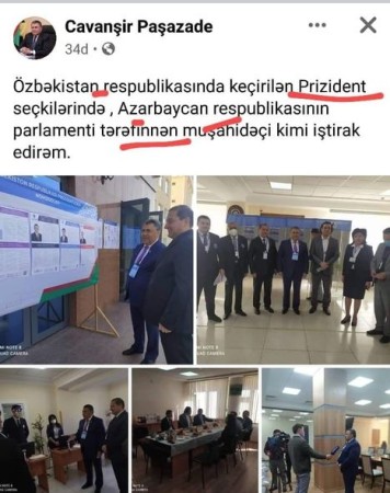 Deputat "Azərbaycan" sözünü düzgün yazabilmədi (FOTO)
