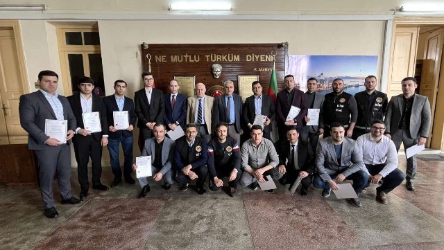 Gömrükçülərimiz Türkiyədə sertifikatlar aldılar - FOTOLAR