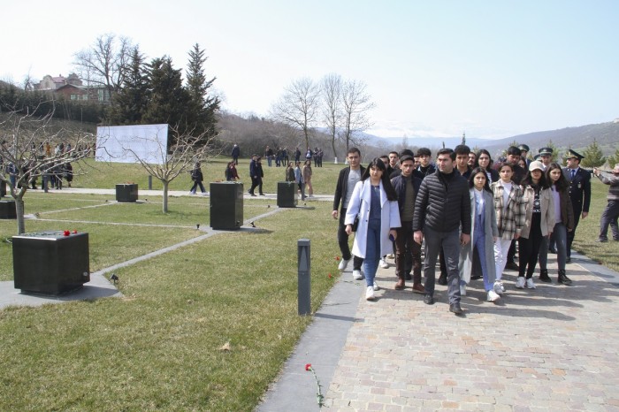 AzMİU THİK-in üzvləri Quba Soyqırımı Memorial Kompleksində  - FOTOLAR
