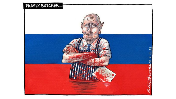 Britaniya nəşri Putini "qəssab" adlandırdı - FOTO