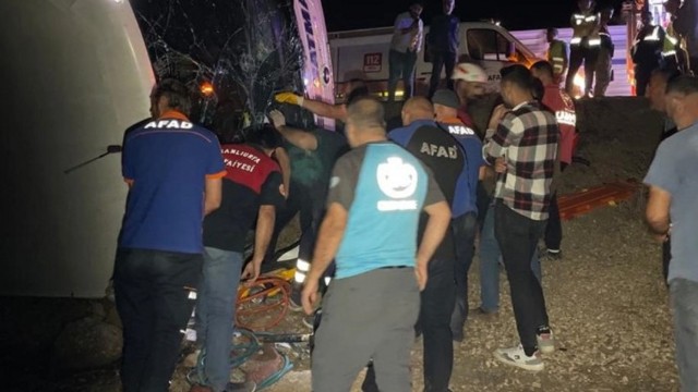 Türkiyədə avtobus qəzası: 24 yaralı