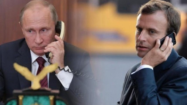 Putin Makronla telefon danışığının lentə alınmasından danışıb