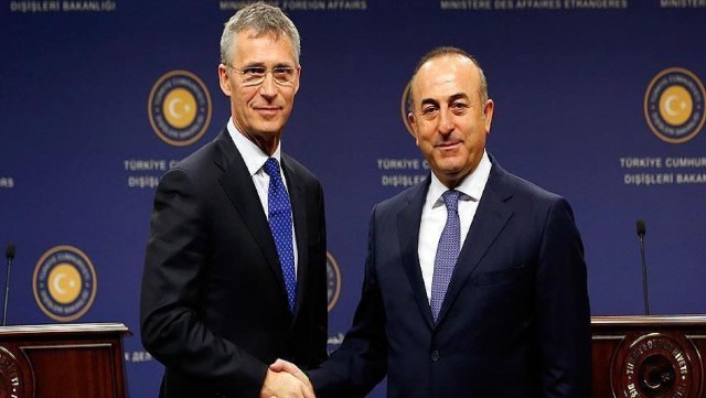 Mövlud Çavuşoğlu NATO-nun Baş katibi ilə GÖRÜŞÜB