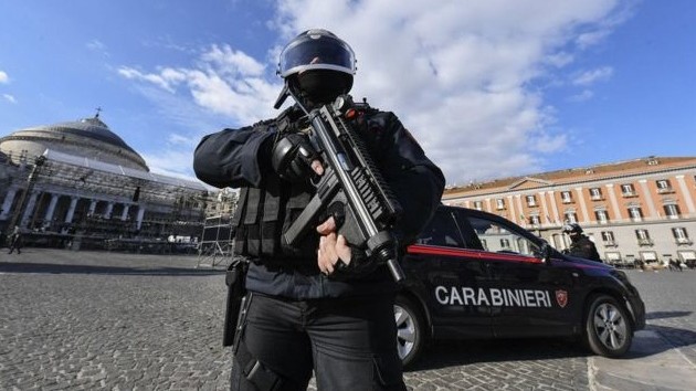 İtaliyada mafiya üzvləri saxlanıldı