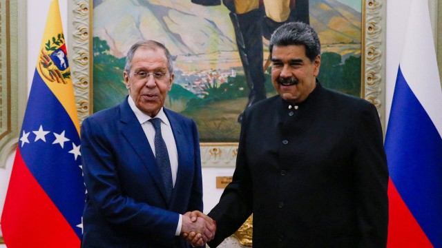Venesuela prezidenti Lavrovu qəbul edib 