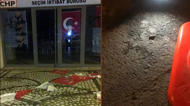 İstanbulda CHP-nin ofisinə atəş açıldı
