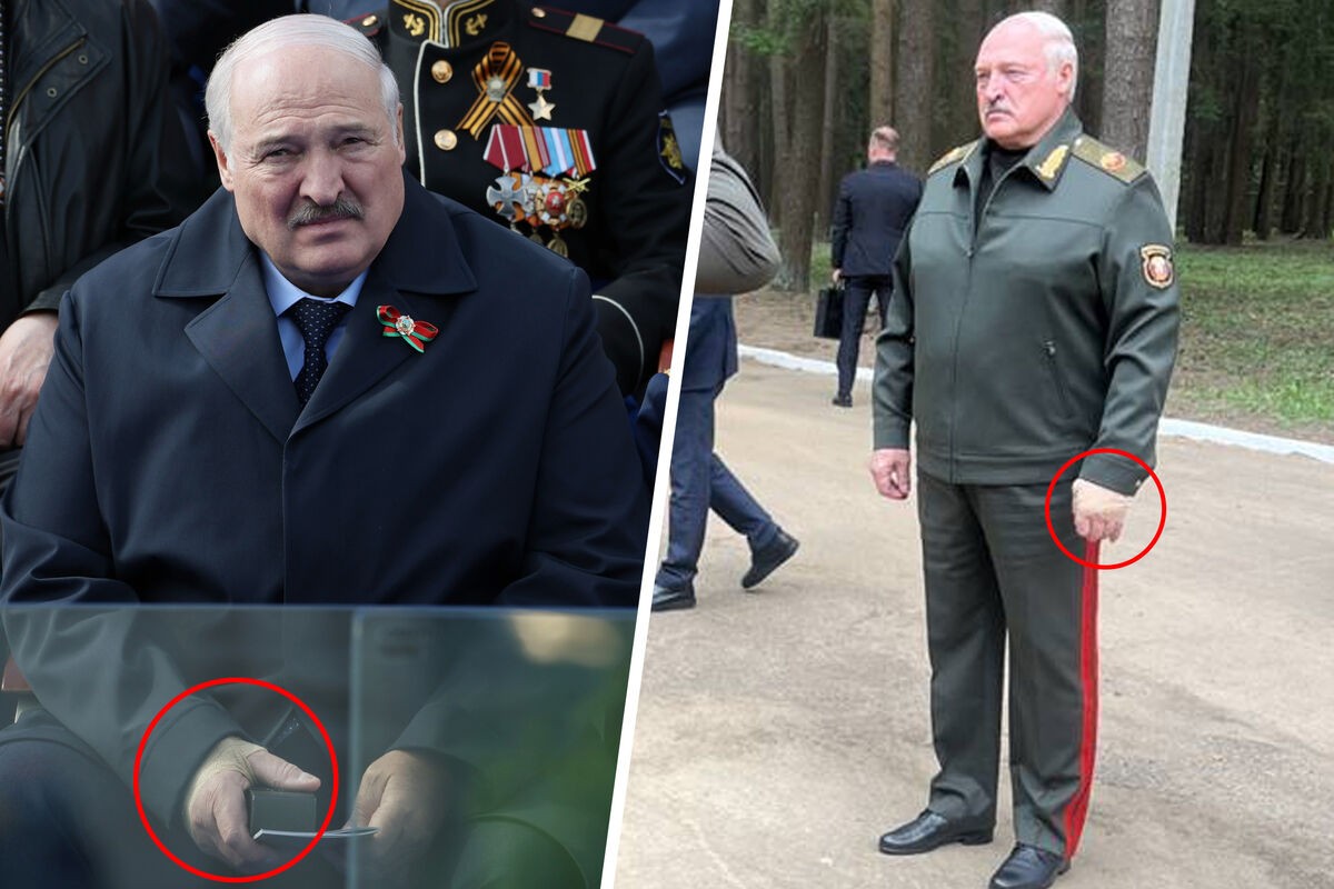 Xəstə olduğu deyilən Lukaşenko müşavirə keçirdi - FOTO