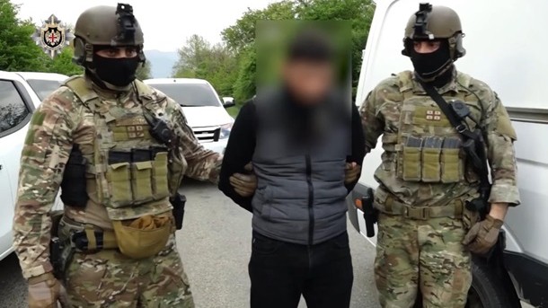 Gürcüstan DTX 6 İŞİD üzvünü belə saxladı - VİDEO