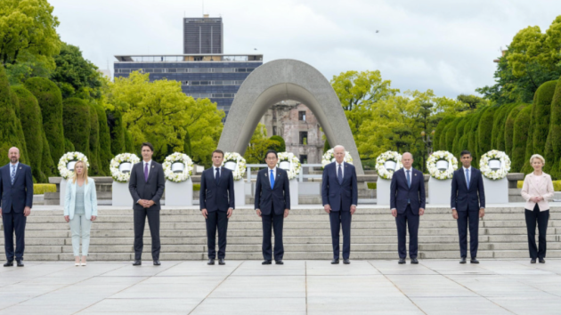 G7 liderləri Xirosimada Atom Bombası Muzeyini ziyarət ediblər