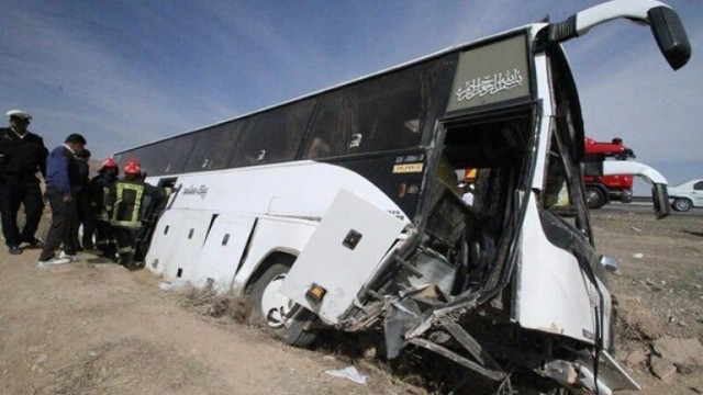 İranda avtobus qəzası: Ölənlər və yaralananlar var