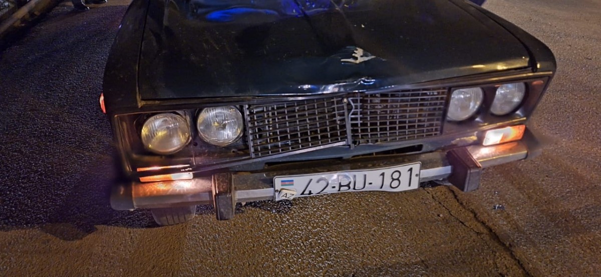 Lənkəranda avtomobil piyadaları vurdu - FOTO