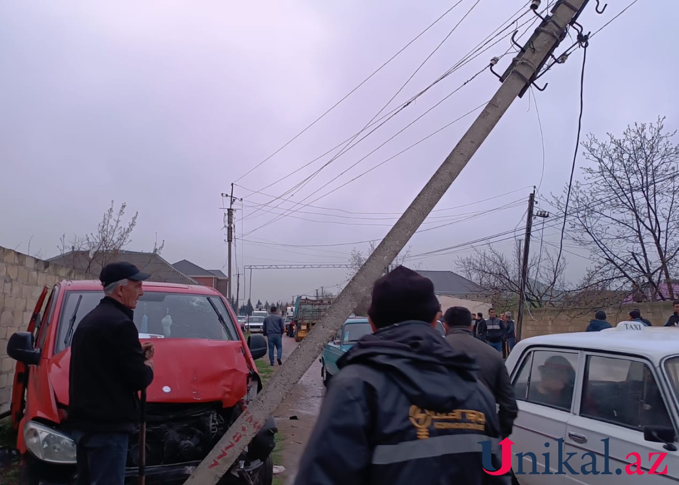 Tovuzda yol qəzası: 5 nəfər yaralandı