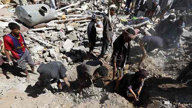 Yas mərasimi bombardman edildi:  45 ölü