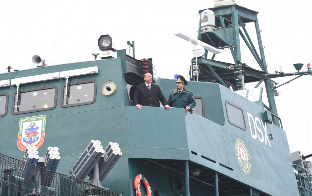 Prezident Tufan gəmisində -  FOTOLAR